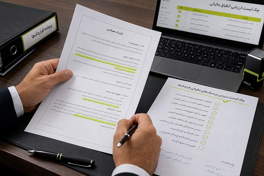 بررسی قرارداد شرکت برای جلوگیری از اشتباهات مالیاتی