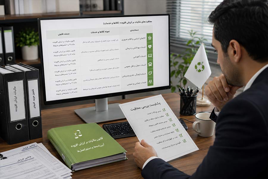 بررسی معافیت کالاها و خدمات از مالیات بر ارزش افزوده