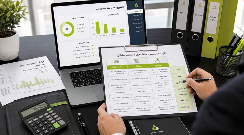 حسابرسی چیست؟ تفاوت حسابرسی، حسابداری و مشاوره مالیاتی
